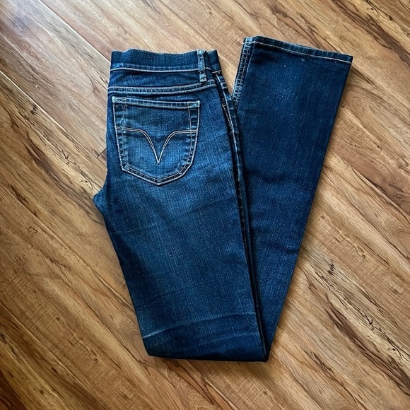 Women's Dark Blue Jeans - Picture 2 of 11